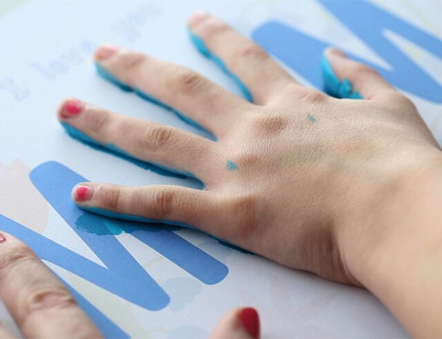 Make a Handprint on Printable