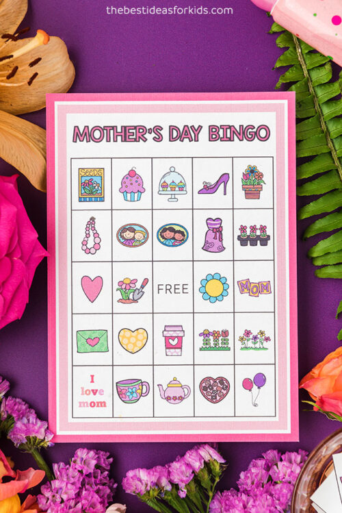 Mother's Day Bingo (Free Printables) - The Best Ideas for Kids