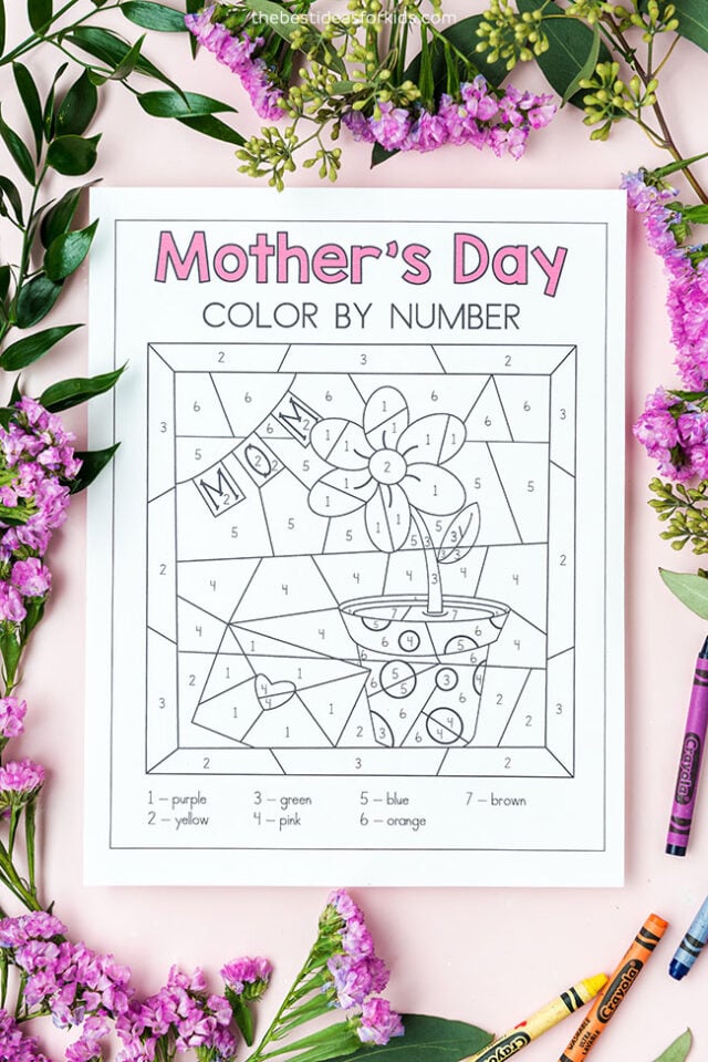 Mother's Day Flower Pot Printable