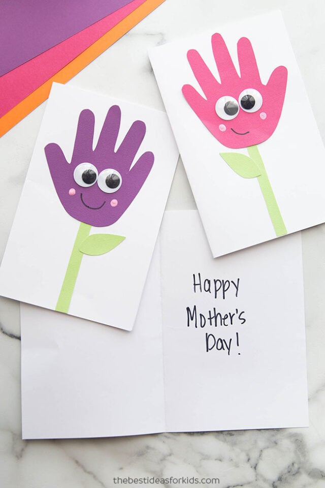 Handprint flower clearance