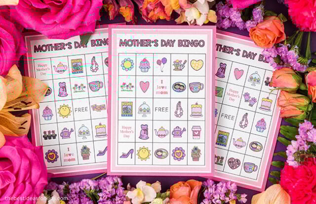 Mother's Day Printable Bingo Cards