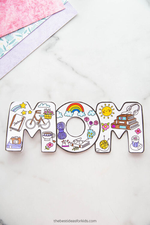 Mother's Day Coloring Cards (Free Printables) - The Best Ideas for Kids