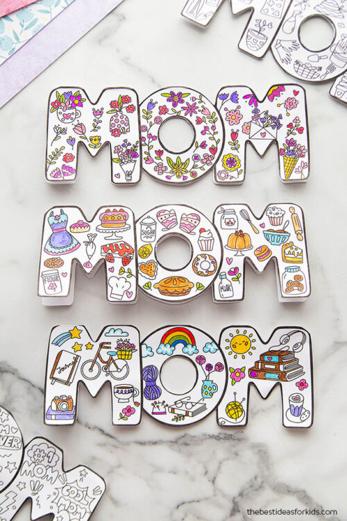 Mother's Day Coloring Cards (Free Printables) - The Best Ideas for Kids