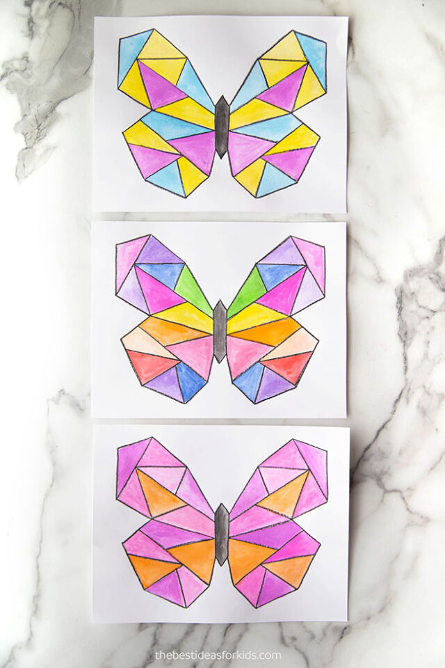 Watercolor Butterfly Art Project for Kids