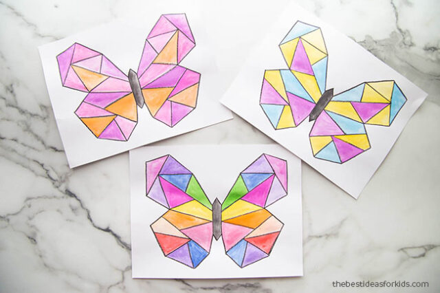 Watercolor Butterfly Art for Kids