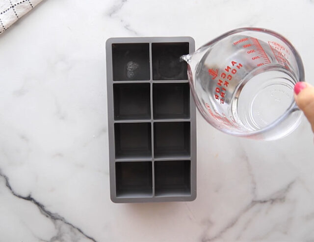 Add Water into Ice Cube Tray