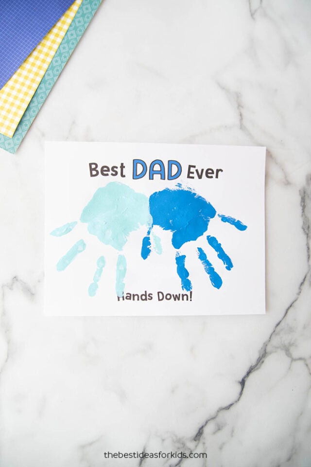 Best Dad Ever Hands Down Printable
