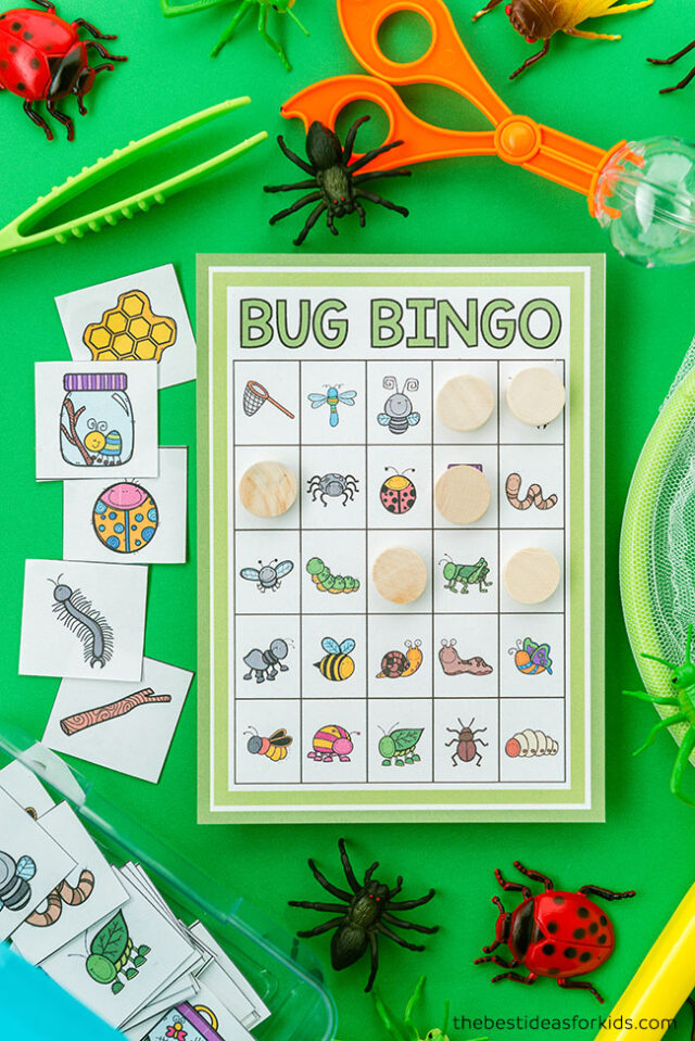 Bug Bingo Free Printable Cards