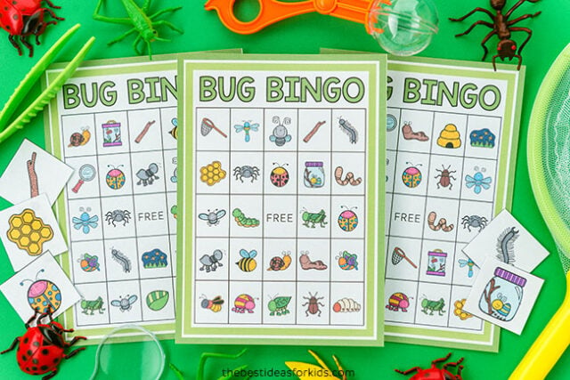 Bug Bingo Printable Cards