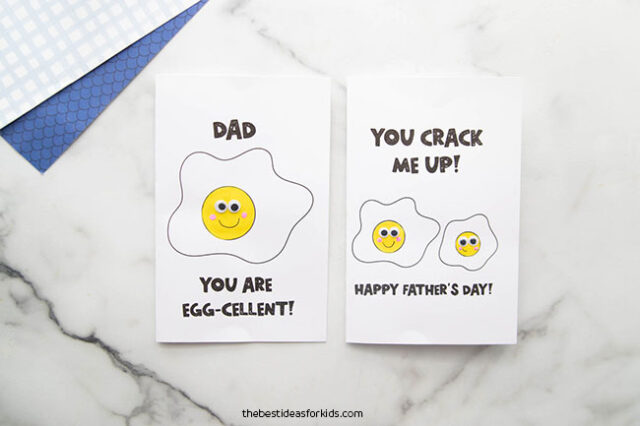 Dad you are egg-cellent card