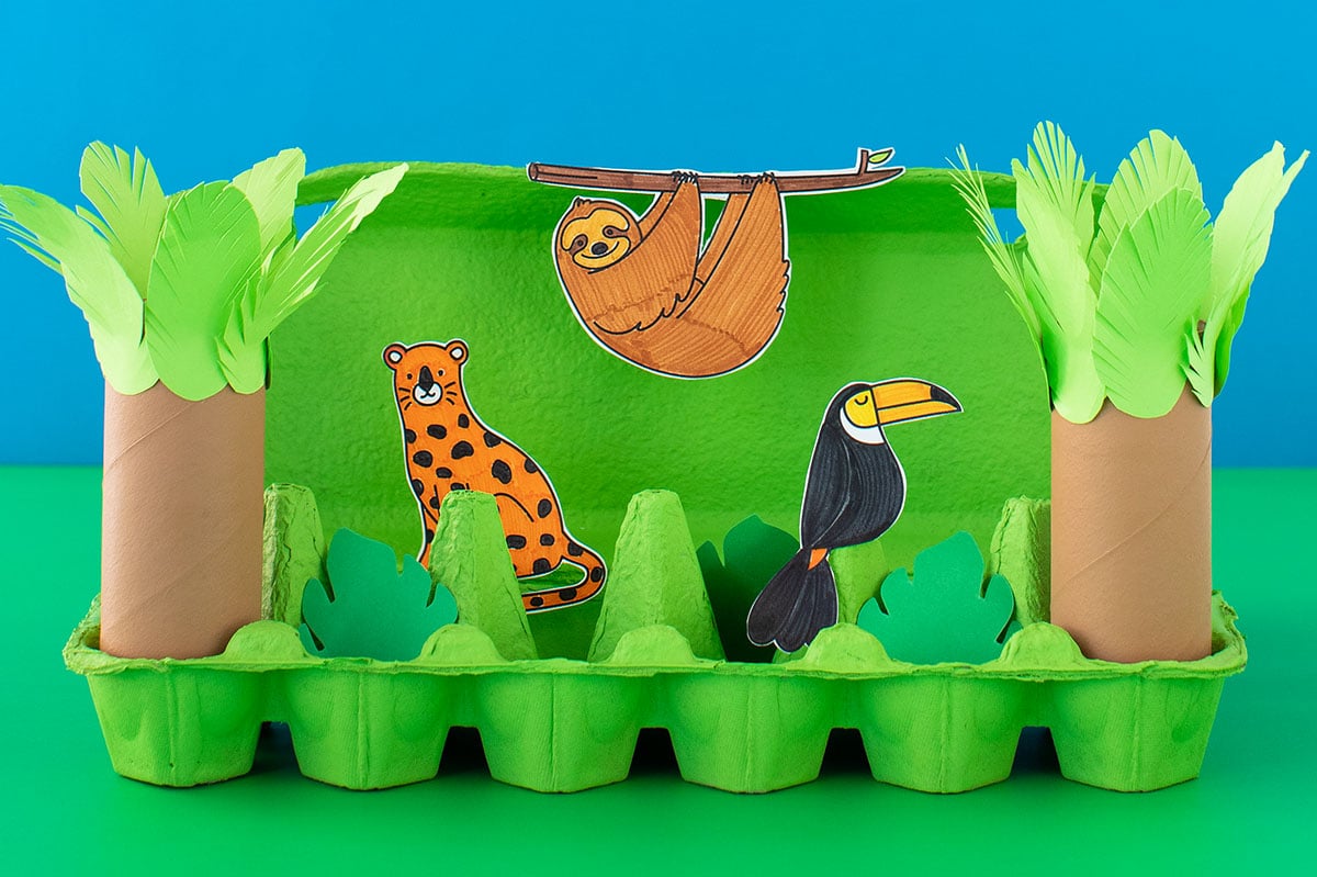 Rainforest Habitat Diorama, Kids' Crafts, Fun Craft Ideas