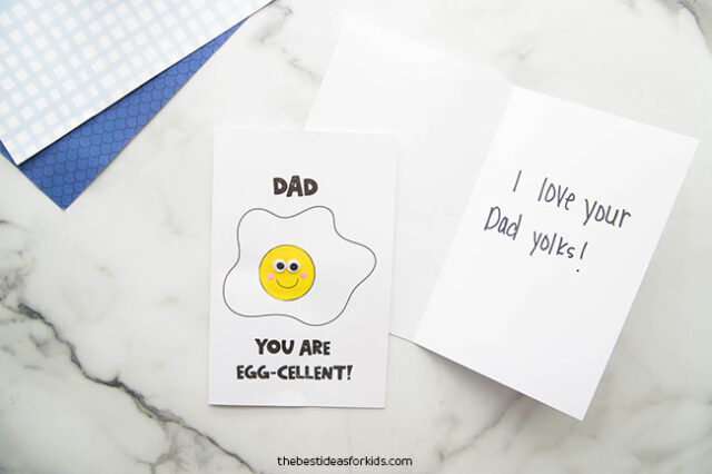 Father's Day Egg-Cellent Card