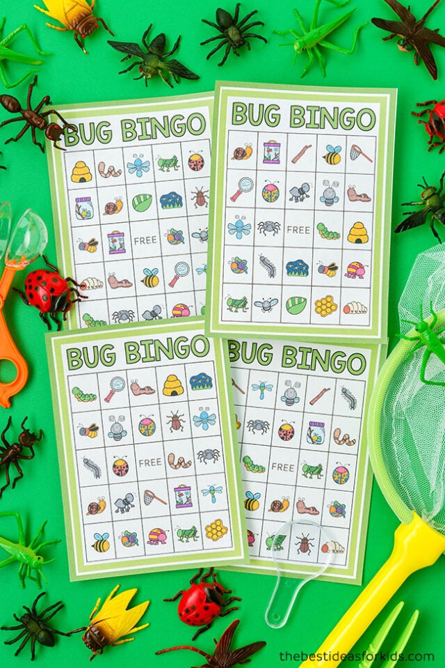 Free Printable Bug Bingo