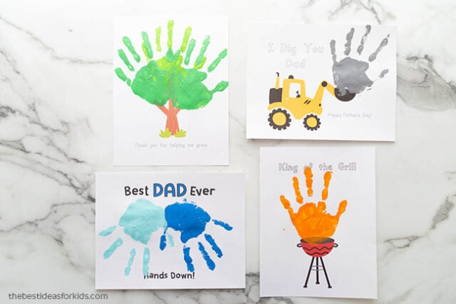 Handprint Printables for Father's Day