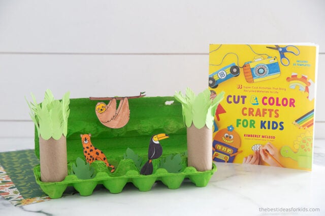 Jungle Egg Carton Craft