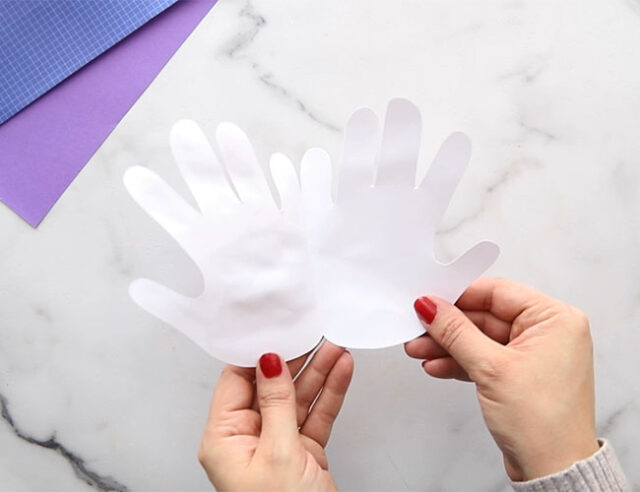 Open Handprint Card