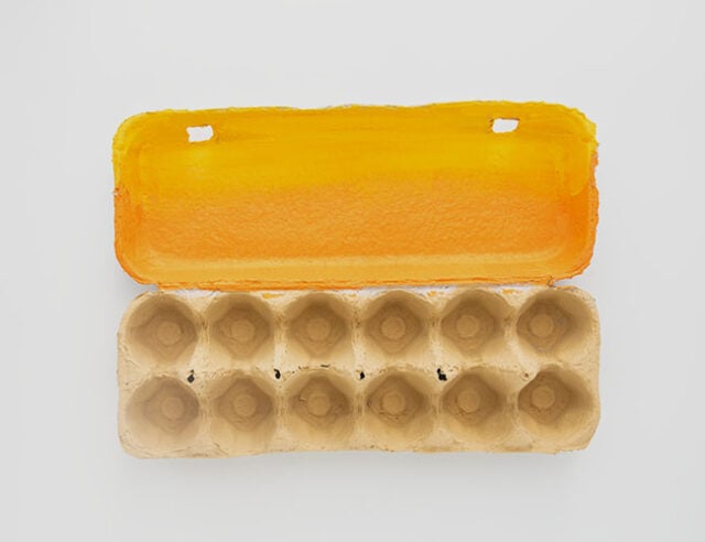 Paint Egg Carton Orange