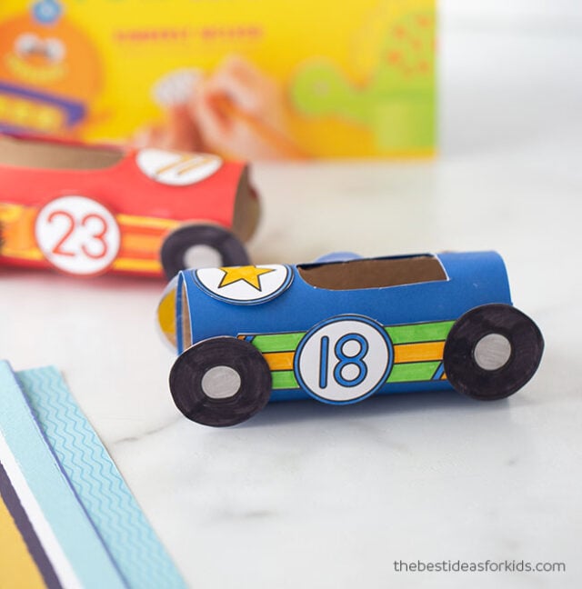 Paper Roll Race Car
