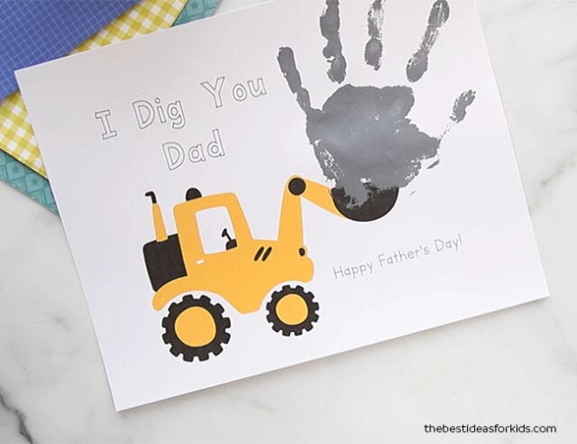 Printable Father's Day Handprint Art