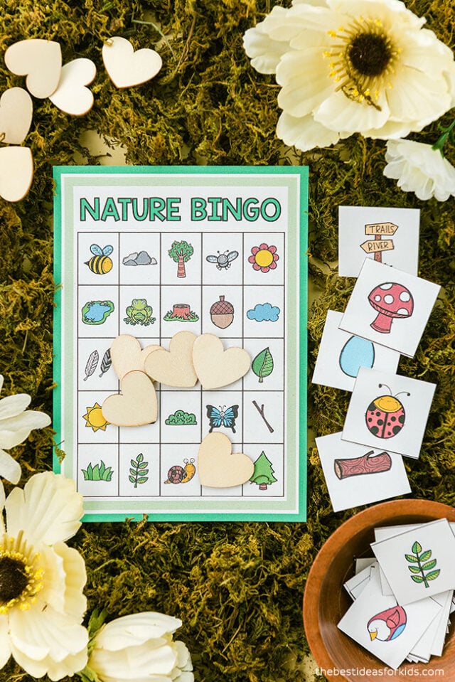 Printable Nature Bingo Cards