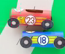 Toilet Paper Roll Car