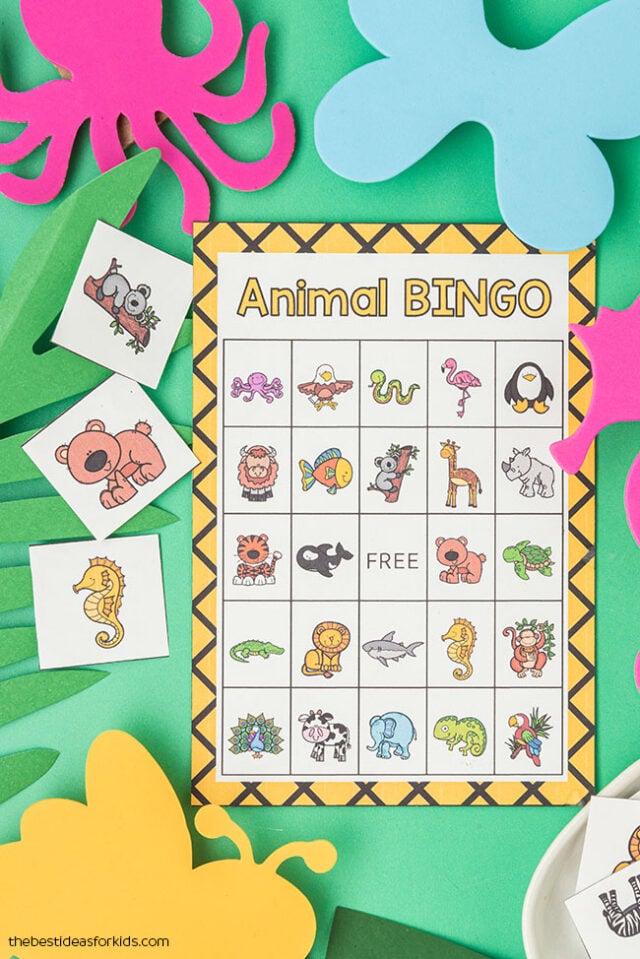 Animal Bingo Free Printables