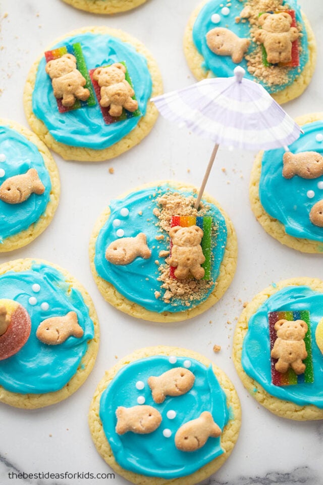 Beach Themed Cookies