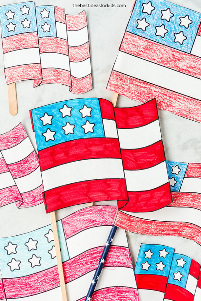 Free Printable American Flag Templates