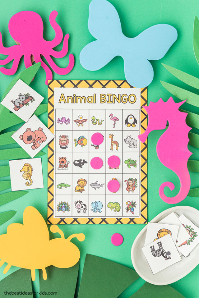 Free Printable Animal Bingo