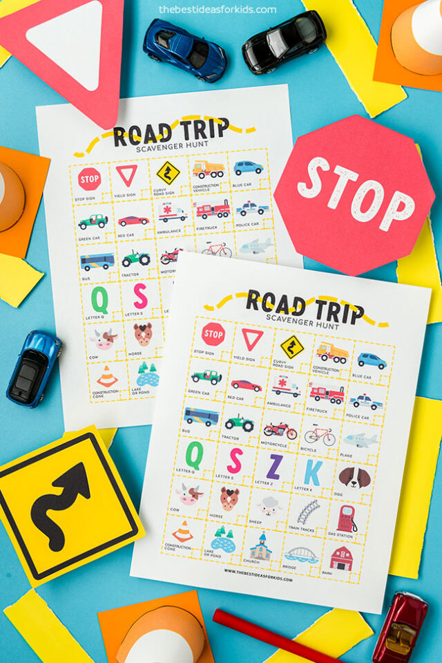 Free Printable Road Trip Scavenger Hunt