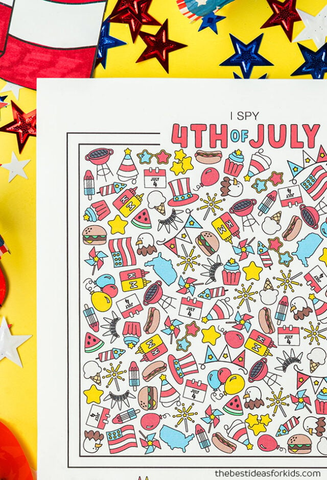 I Spy 4th of July Printables