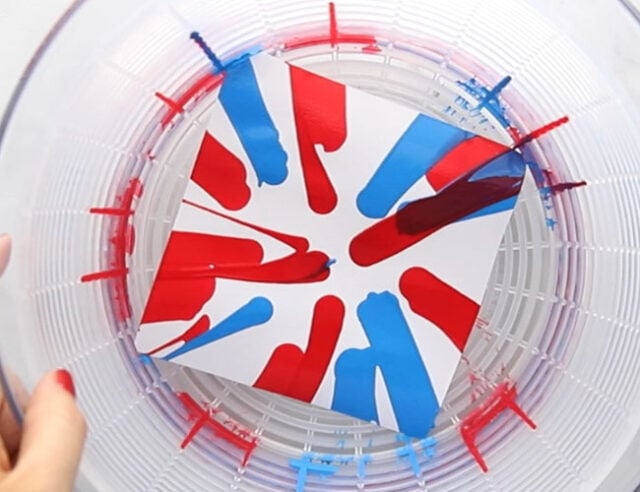 How to Do Spin Art with a Salad Spinner