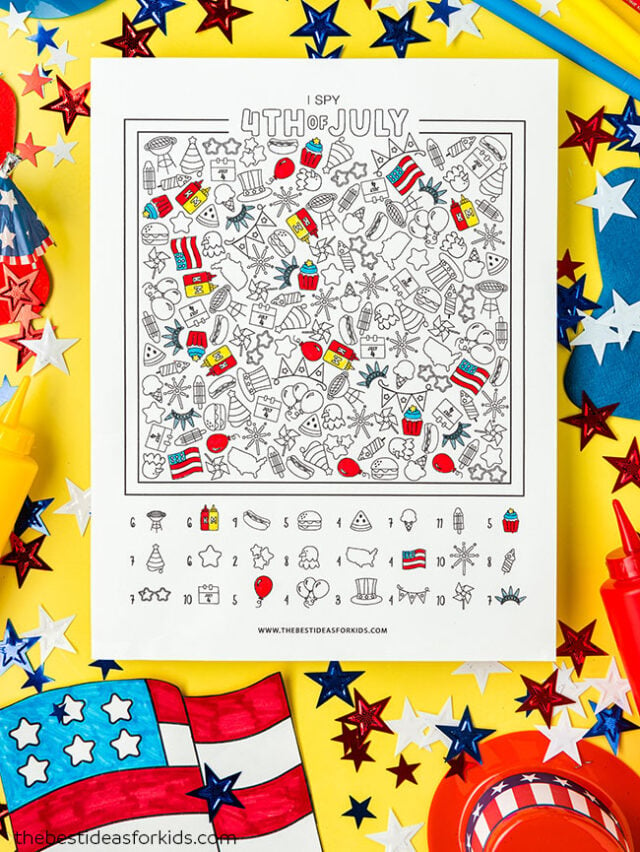 july 4th I spy printable