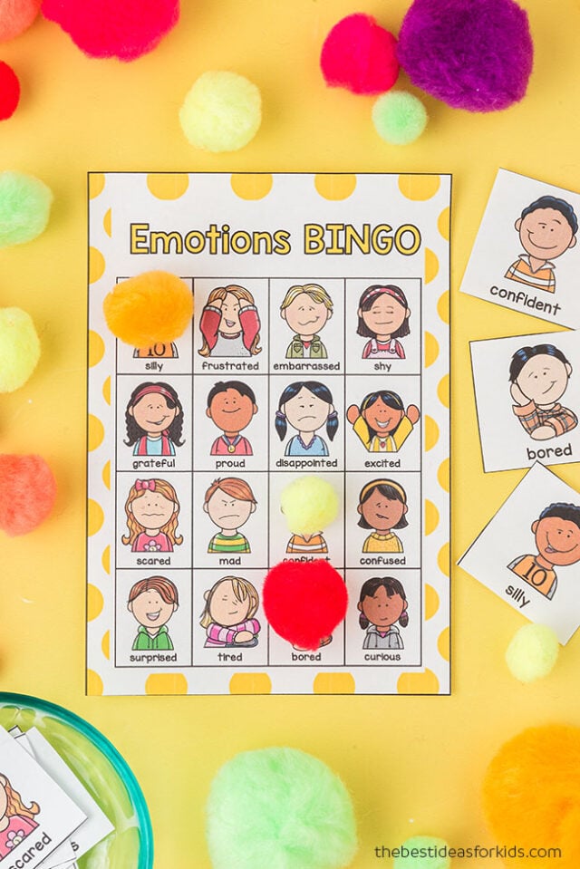 Emotions Bingo Printable