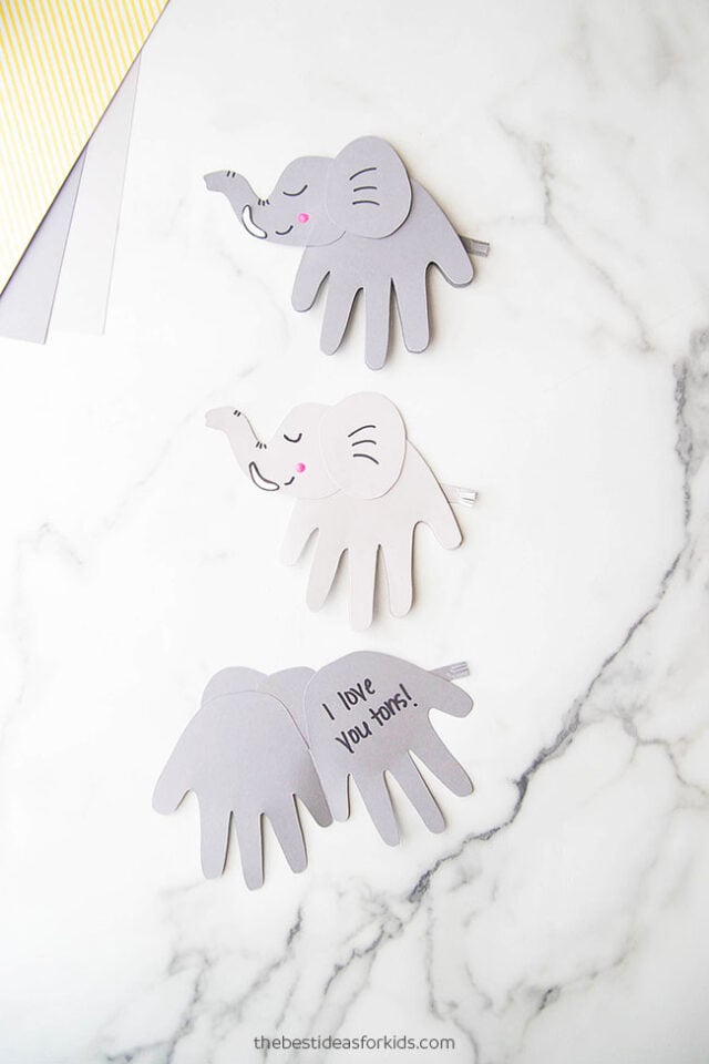 Handprint Elephant Craft