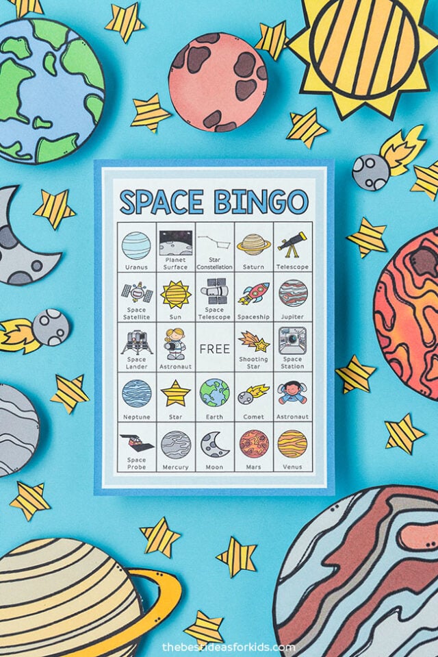 Printable Space Bingo