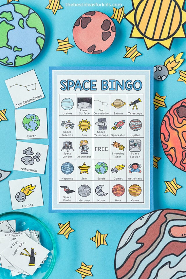Space Bingo Cards