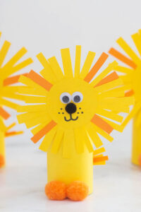 Toilet Paper Roll Lion