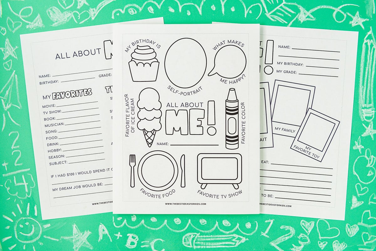 All About Me Worksheet (Free Printables) - The Best Ideas for Kids