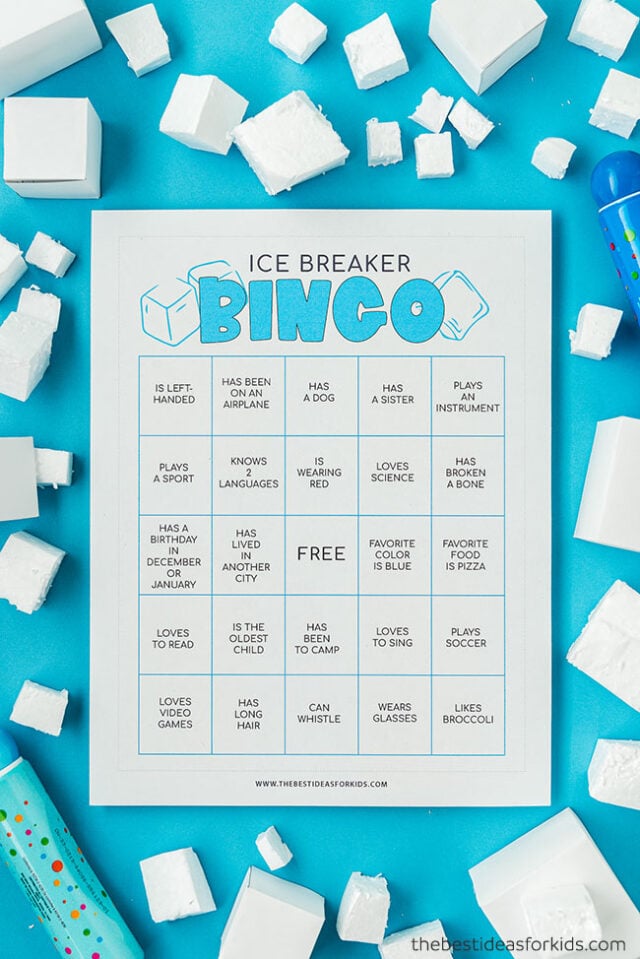 Bingo Ice Breaker Template