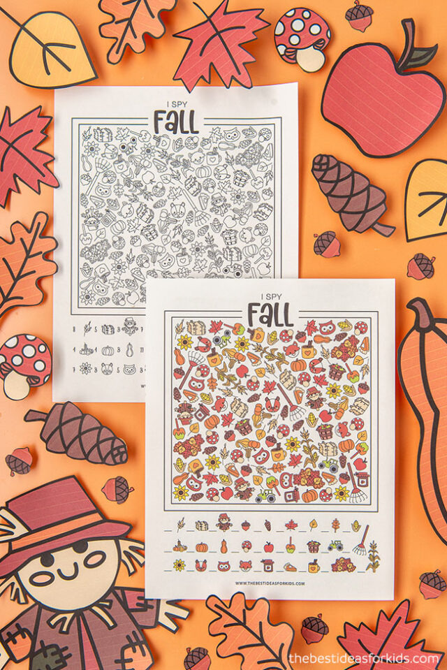 Fall I Spy Free Printable