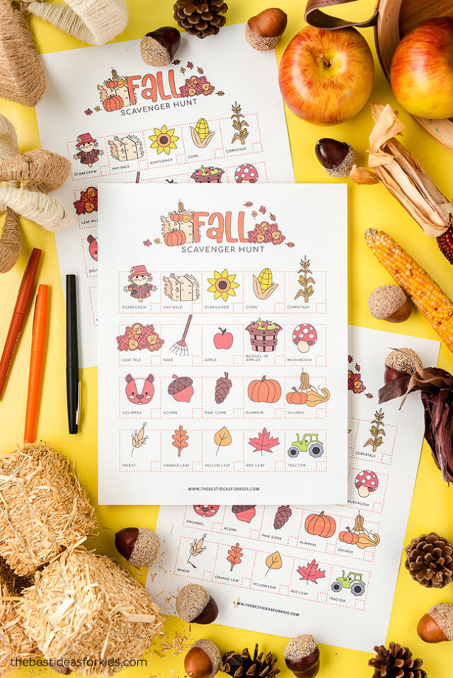 Fall Scavenger Hunt Printable