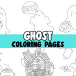 Ghost Coloring Pages