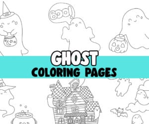 Ghost Coloring Pages