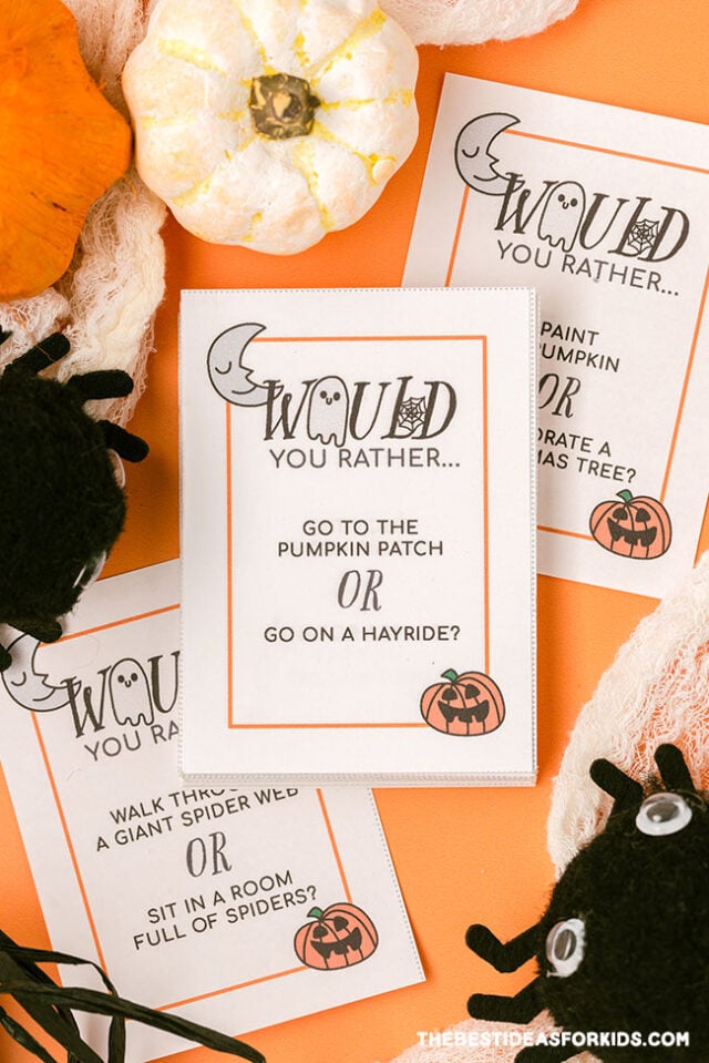 Halloween Would You Rather Printable