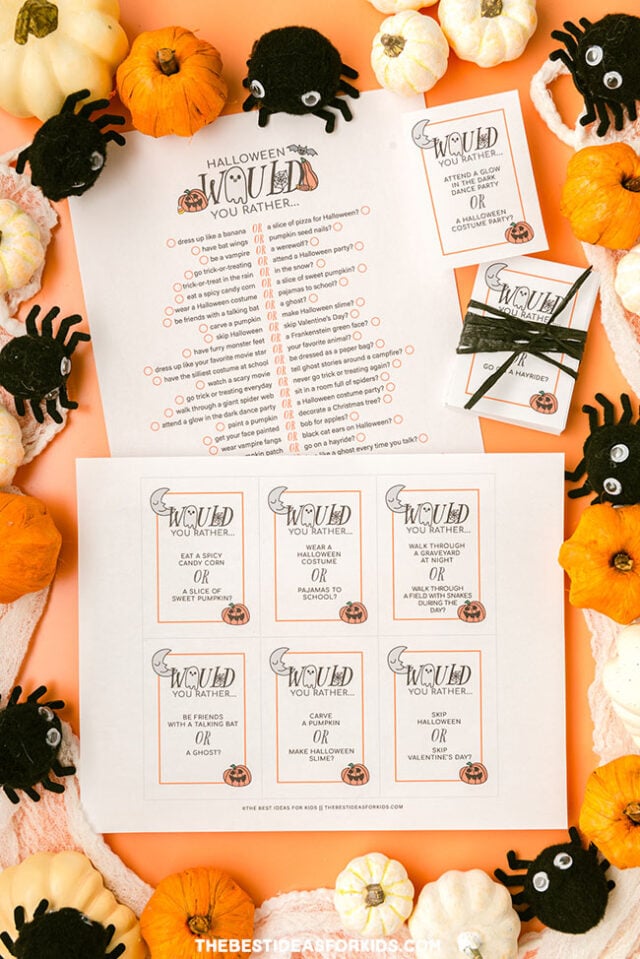 55 Would You Rather Halloween Questions (Free Printable) - Modern Mom Life