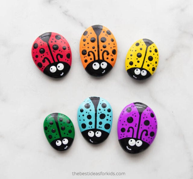 How to Make Ladybug Rocks