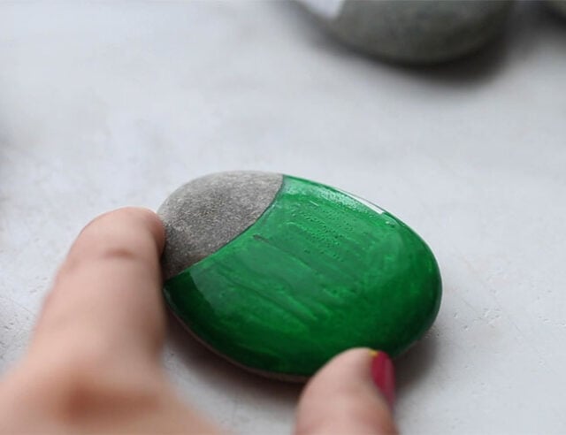 Paint Color on Rocks