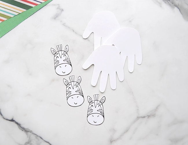 Zebra Handprint The Best Ideas for Kids