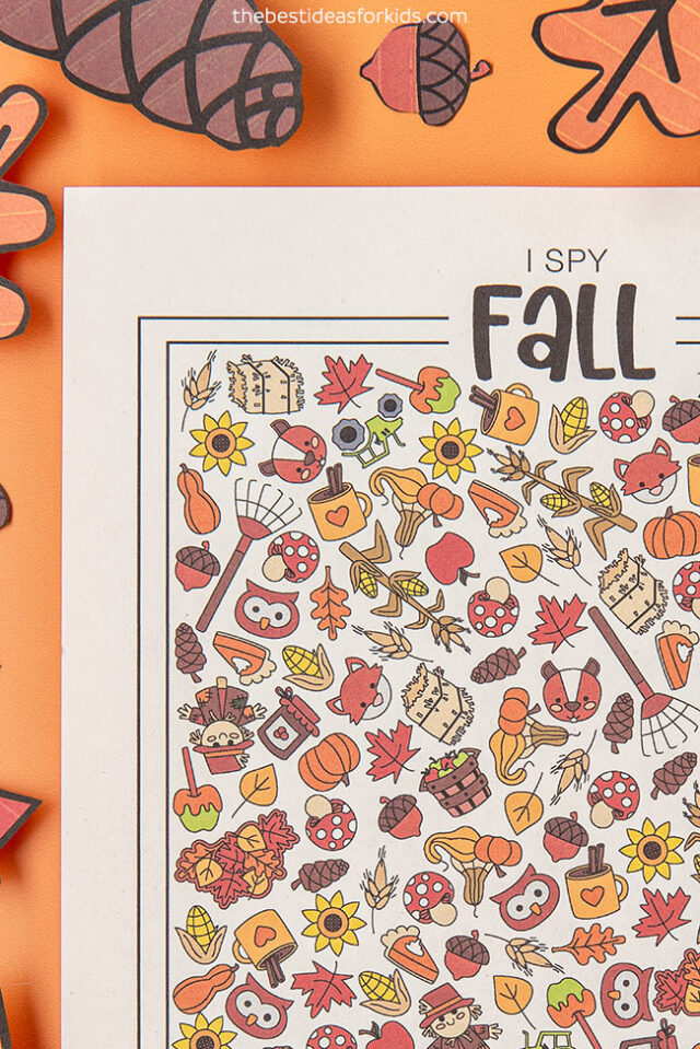 Printable Fall I Spy